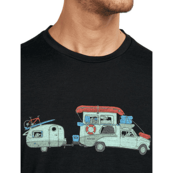 T-shirt a manches courtes Icebreaker Merino 150 Tech Lite SS Tee Transportage Men ATLANTIS