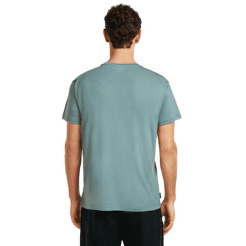 T-shirt a manches courtes Icebreaker Merino Blend Core SS Tee Single Line Camp Men BLUE ASH