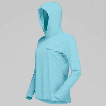 T-shirt a manches longues Norrona femund tech Hood Women Aqua Haze