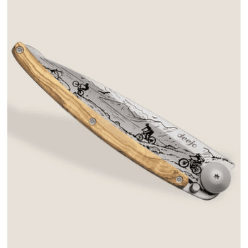Couteau Deejo Tattoo olive wood Mountain Bike