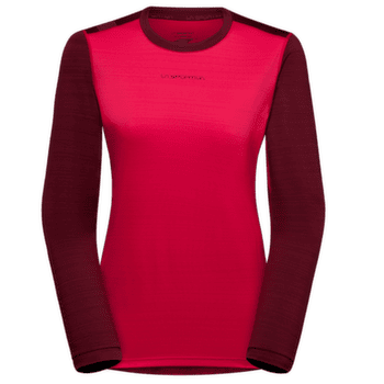 T-shirt a manches longues La Sportiva TOUR LONG SLEEVE Women Azalea/Redwood