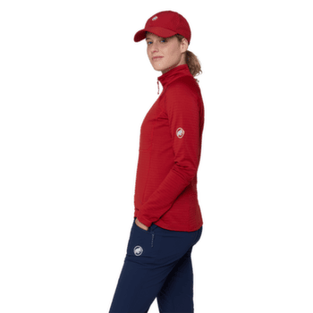 Sweat-shirt Mammut Taiss ML Half Zip Pull Women acacia