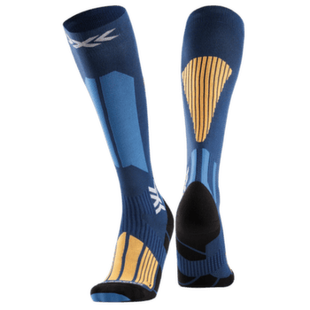 Chaussettes hauteur genou X-Bionic X-SOCKS® SKI TOURING PERFORM OTC Marine/Orange