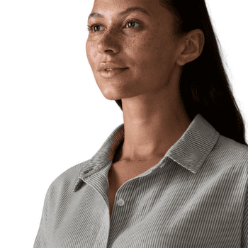 Chemises a manches courtes Patagonia LW A/C Shirt Women Windowpane Dobby: Quiet Violet