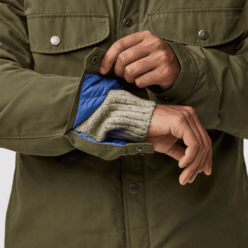 Veste Fjällräven Övik Down Shirt Jacket Men Wood Brown