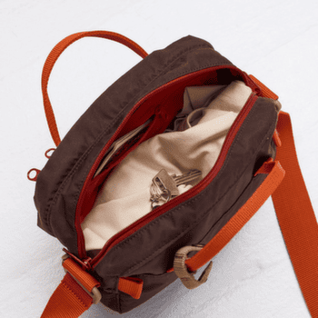 Sac Fjällräven Kanken Koncept Crossbody Black Oak-Rowan Red