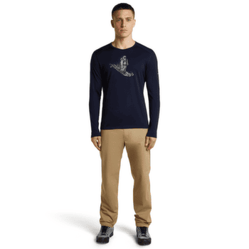T-shirt a manches longues Icebreaker Merino 200 Oasis LS Crewe Men DK LODEN