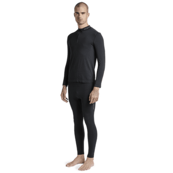 T-shirt a manches longues X-Bionic MIGHTYWOOL SHIRT LS 1/2 ZIP MEN X Black