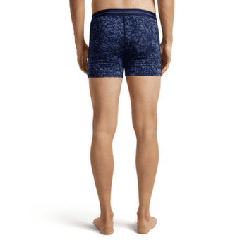 Caleçons Icebreaker Merino 150 Anatomica Boxers Moss Bloom Men MIDNIGHT NAVY/AOP