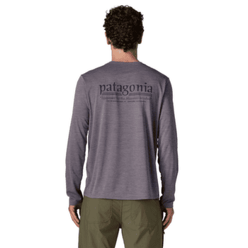 T-shirt a manches longues Patagonia LONG-SLEEVED CAP COOL DAILY SHIRT - HUT TRIPPER Men Black
