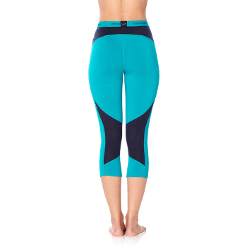 Leggings 3/4 Icebreaker Zone Legless Women (104889) ARCTIC TEAL/Midnight Navy