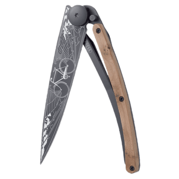 Couteau Deejo Black tattoo Bicycle