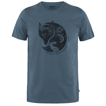 T-shirt a manches courtes Fjällräven Arctic Fox T-Shirt Men Indigo Blue