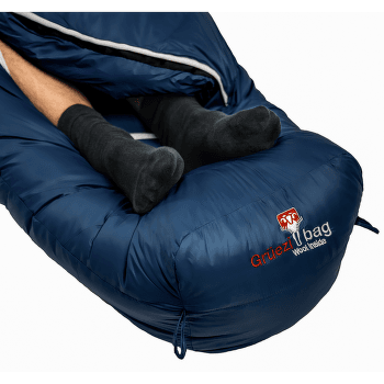 Sac de couchage Grüezi bag Biopod DownWool Ice Night Blue
