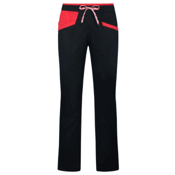 Pantalons La Sportiva TEMPLE PANT Women Black/Hibiscus