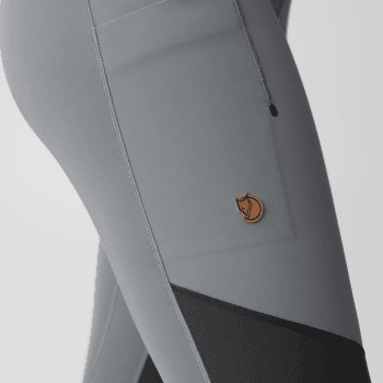 Leggings Fjällräven Abisko Värm Trekking Tights Women Black-Iron Grey
