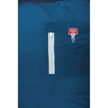 Sac de couchage Grüezi bag Biopod Wolle Kids World Traveller True Blue