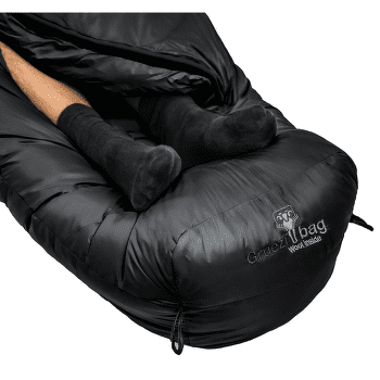 Sac de couchage Grüezi bag Biopod DownWool Subzero 185 Black Edition Black