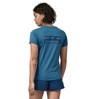 T-shirt a manches courtes Patagonia Cap Cool Daily Graphic Shirt Waters Women Swelldrifter: Abundant Blue X-Dye