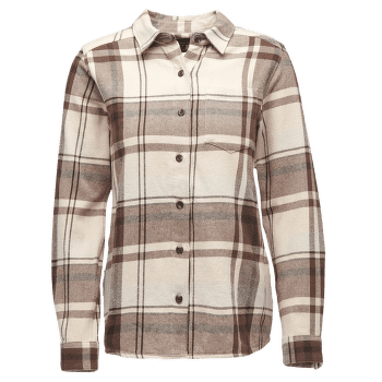 Chemises a manches longues Black Diamond Project Flannel Women Chalk Pink-Walnut Plaid