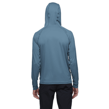 Triko s dlouhým rukávem Black Diamond LS Alpenglow Hoody Men Relief-Fog Blue-Midnight Blue
