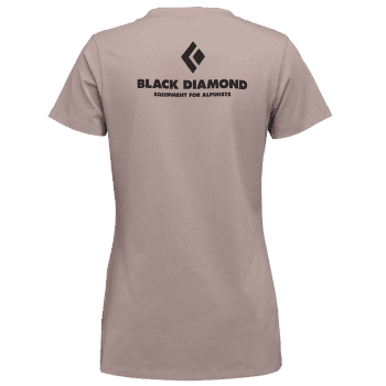 T-shirt a manches courtes Black Diamond SS Equipment For Alpinist SS Tee Women Pale Mauve