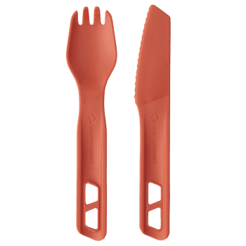 Couverts Sea to Summit Passage Cutlery Set - [2 Piece] Spicy Orange