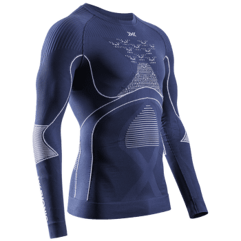 T-shirt a manches longues X-Bionic Energy Accumulator 4.0 Shirt Round Neck Men Marine/Optical White