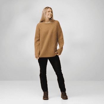 Pull Fjällräven Övik Rib Sweater Women Navy