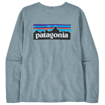 T-shirt a manches longues Patagonia Long-Sleeved P-6 Logo Women Thermal Blue