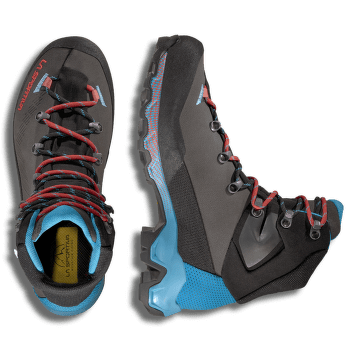 Chaussures La Sportiva Aequilibrium Trek Women GTX Carbon/Malibu Blue_G00B02