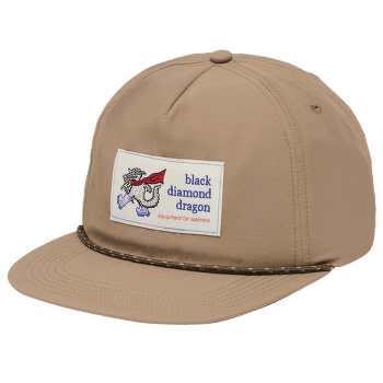 Casquette de baseball Black Diamond Synthetic Rope Hat Mushroom-White Dragon Patch