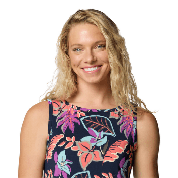 Débardeur Columbia Chill River Printed Dress Poppy Red, Botaniflage Tonal 611