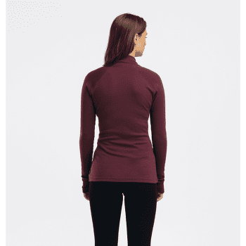 T-shirt a manches longues Aclima WarmWool Mock Neck Shirt Women Fig