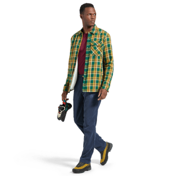 Chemises a manches longues La Sportiva RAMBLER LINED FLANNEL SHIRT MEN Onyx/Chalk