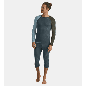 Leggings 3/4 Ortovox 120 COMP LIGHT LONG SLEEVE MEN 90201 black raven