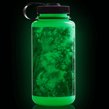 Bouteille Nalgene 32oz WM Glow Glow w/Black Worms