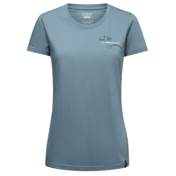 T-shirt a manches courtes La Sportiva CLIMB FLOWER T-SHIRT Women Limestone/Night Sky