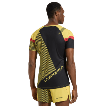 T-shirt a manches courtes La Sportiva FLOW T-SHIRT Men Black/Yellow
