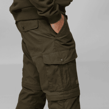 Pantalons Fjällräven KARL PRO ZIP-OFF TROUSERS Men Suede Brown