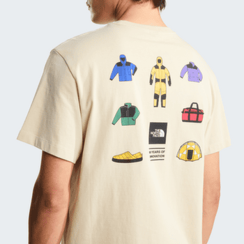 T-shirt a manches courtes The North Face Icon Celebration Regular Short Sleeve Tee-Graphic Men DOM DESERT STONE