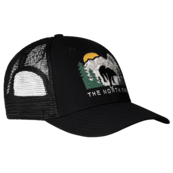 Casquette de baseball The North Face Embroidered Mudder Trucker 96O TNF BLACK/TNF BLACK/BEAR GRAPHIC