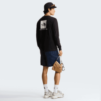 T-shirt a manches longues The North Face Evolution Box NSE Regular Long Sleeve Men TNF BLACK/TNF WHITE