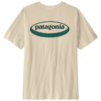 T-shirt a manches courtes Patagonia ’95 Oval Logo T-Shirt Men Undyed Natural