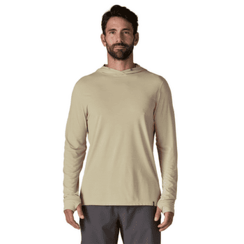T-shirt a manches longues Patagonia Cap Cool Ultra Hoody Men Pumice - Dyno White X-Dye