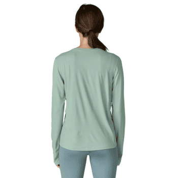 T-shirt a manches longues Patagonia Long-Sleeved Cap Cool Sun Shirt Women Thermal Blue - Thin Ice X-Dye