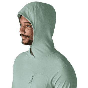 T-shirt a manches longues Patagonia Cap Cool Sun Hoody Men Thermal Blue - Thin Ice X-Dye