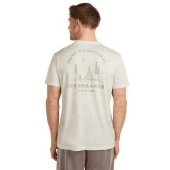 T-shirt a manches courtes Icebreaker Merino 150 Tech Lite SS Tee IB Wordmark Men Midnight Navy
