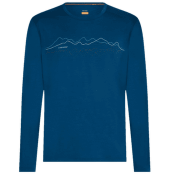 T-shirt a manches longues Icebreaker Merino 200 Oasis LS Crewe Icebreaker Men ATLANTIS