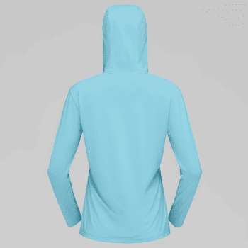 T-shirt a manches longues Norrona femund tech Hood Women Aqua Haze